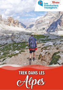 Poser pour Les aventuriers voyageurs – Trek dans les Alpes – de la Slovénie à l’Autriche (hors-série aventure)