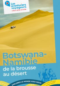 Poser pour Les aventuriers voyageurs – Botswana-Namibie, de la brousse au désert
