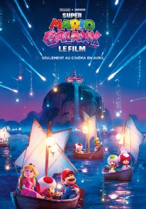 Poser pour Super Mario Galaxy le film